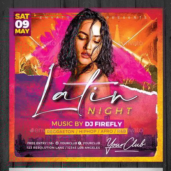 Latin Graphics, Designs & Templates | GraphicRiver