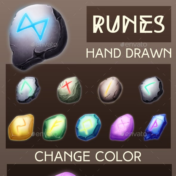 Runes Graphics, Designs & Templates | GraphicRiver