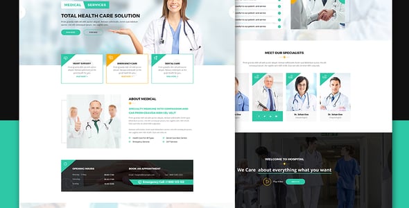 Hospital HTML Website Templates | ThemeForest