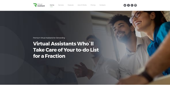 Virtual Assistant Website Templates | ThemeForest