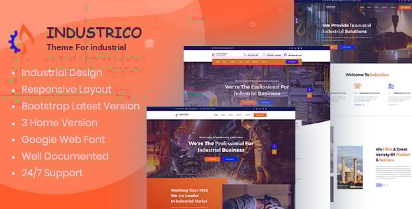 Engineering HTML Website Templates | ThemeForest