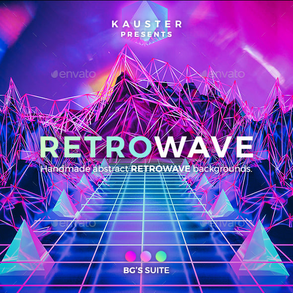 Retrowave Graphics, Designs & Templates | GraphicRiver