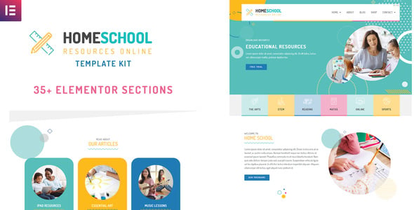 Education Elementor Template Kits from ThemeForest