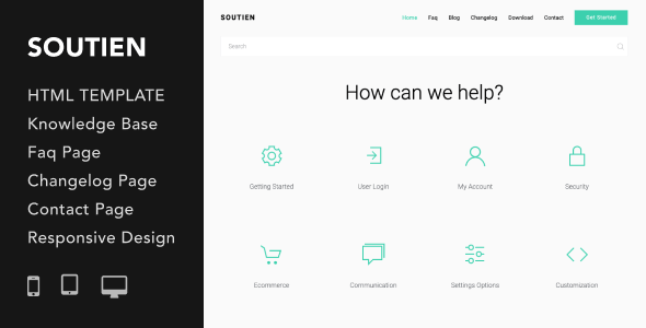 Customer Support Website Templates | ThemeForest