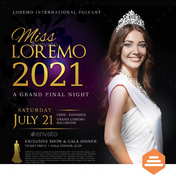 Pageant Graphics, Designs & Templates | GraphicRiver