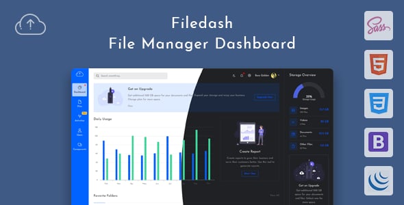 File Manager HTML Admin Website Templates | ThemeForest