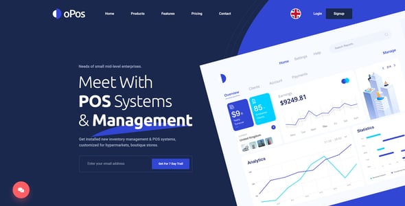 Pos Software Website Templates | ThemeForest
