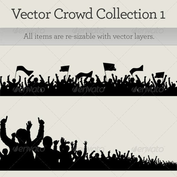 Crowd Graphics, Designs & Templates | GraphicRiver