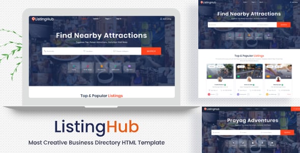 Hub Website Templates | ThemeForest