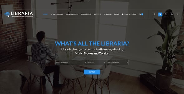 Library Website Templates | ThemeForest