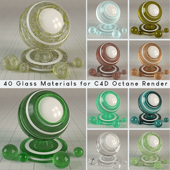 2024’s Best Selling Glass 3D Materials & Shaders