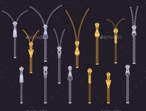 Zipper Graphics, Designs & Templates | GraphicRiver