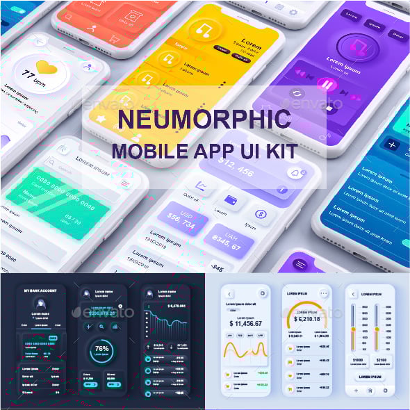 Neomorphic Graphics, Designs & Templates | GraphicRiver