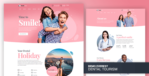 Dentist Website Templates | ThemeForest