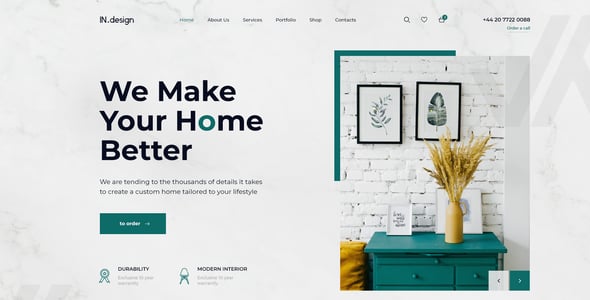 Interior Design HTML Website Templates | ThemeForest