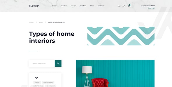 Interior Design HTML Website Templates | ThemeForest