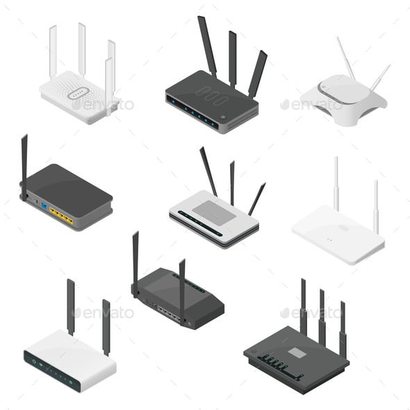 Router Graphics, Designs & Templates | GraphicRiver