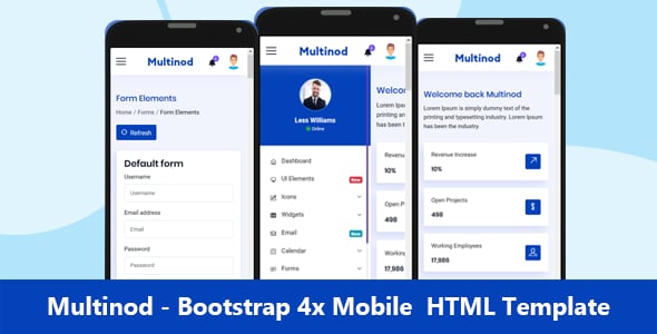 Bootstrap HTML Mobile Website Templates | ThemeForest