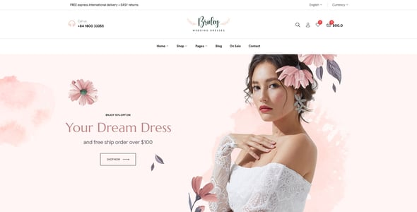 Wedding Dress WordPress Website Templates | ThemeForest Wedding Dress WordPress Website Templates | ThemeForest