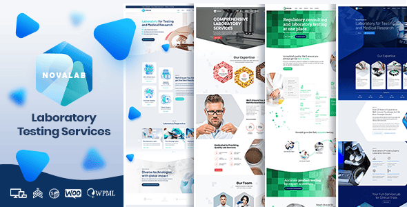 Laboratory Website Templates | ThemeForest