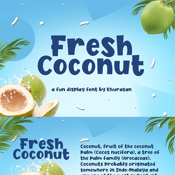 Coconut Graphics, Designs & Templates | GraphicRiver