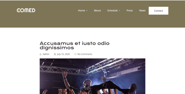 Events & Entertainment Elementor Template Kits from ThemeForest