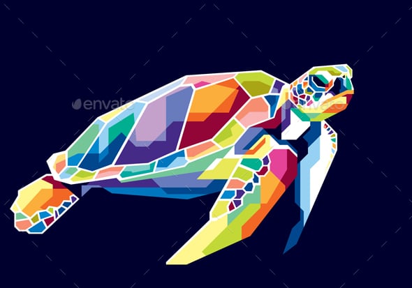 Turtle Graphics, Designs & Templates | GraphicRiver