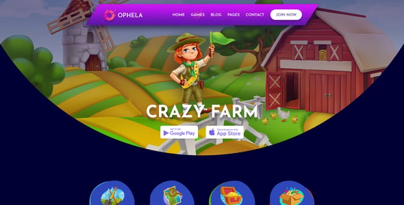 Game Studio Website Templates | ThemeForest