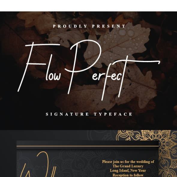 Flowing Fonts | GraphicRiver