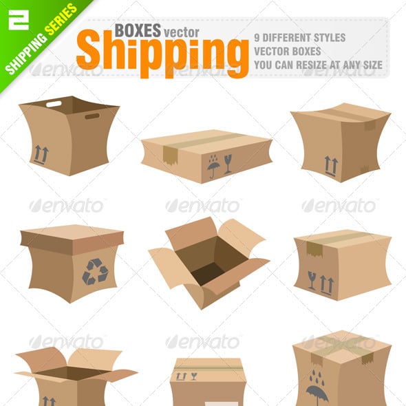 Shipping Graphics, Designs & Templates | GraphicRiver
