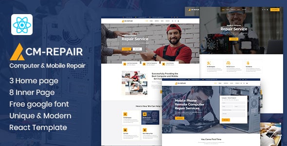 Mobile Repair Website Templates | ThemeForest