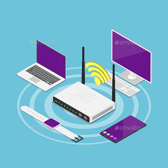 Router Graphics, Designs & Templates | GraphicRiver