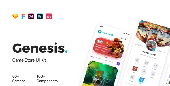 Game UI Website Templates | ThemeForest
