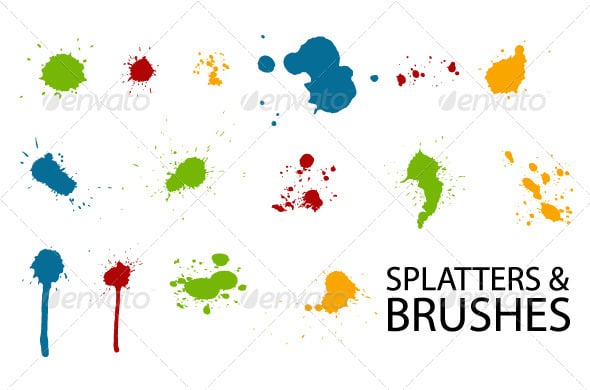 Splatter Graphics, Designs & Templates | GraphicRiver
