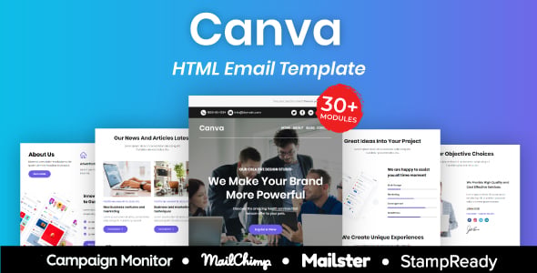 Canva Website Templates | ThemeForest