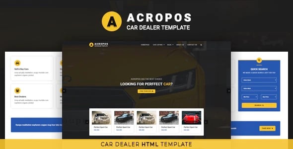 Car Dealer HTML Website Templates | ThemeForest