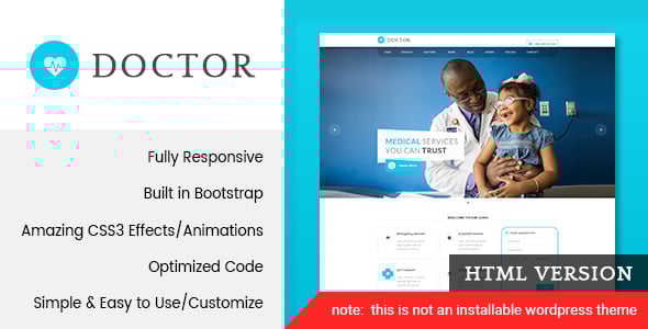 Doctor HTML Website Templates | ThemeForest