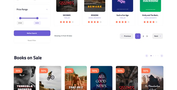 Book Store Figma Templates | ThemeForest