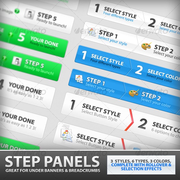 Steps Graphics, Designs & Templates | GraphicRiver