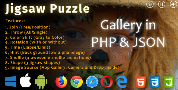 Puzzle HTML5 Templates | CodeCanyon