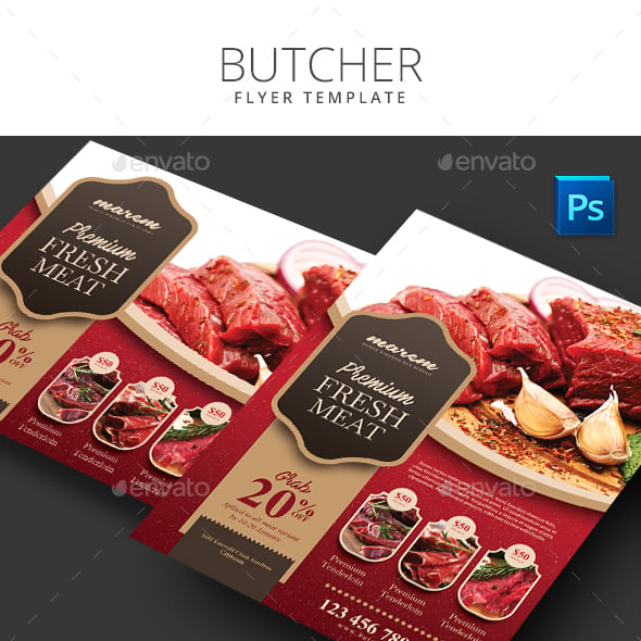 Butcher Graphics, Designs & Templates | GraphicRiver