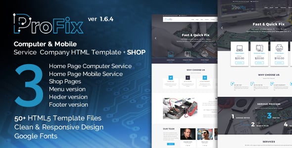 Computer Shop Website Templates | ThemeForest
