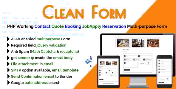 Contact Form PHP Scripts | CodeCanyon
