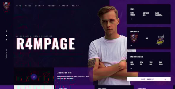 Rpg Website Templates | ThemeForest