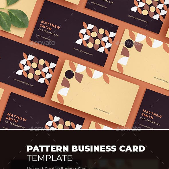 Pattern Business Card Templates & Designs | GraphicRiver