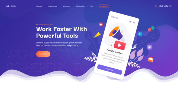 Mobile App HTML Website Templates | ThemeForest