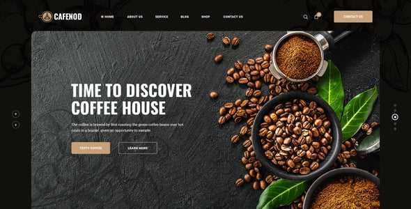 Coffee Shop UI Templates | ThemeForest