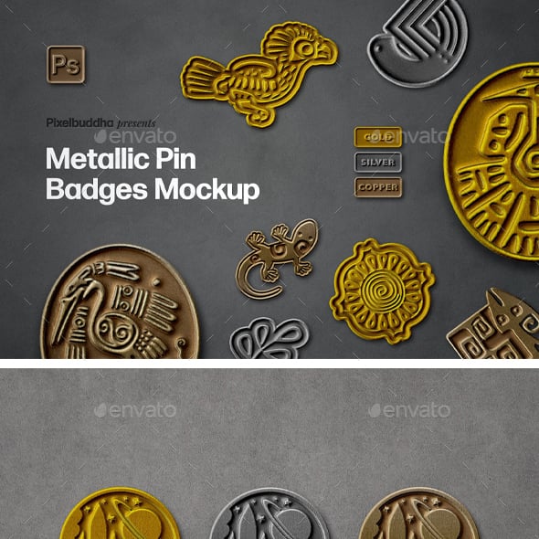 Pin Graphics, Designs & Templates | GraphicRiver