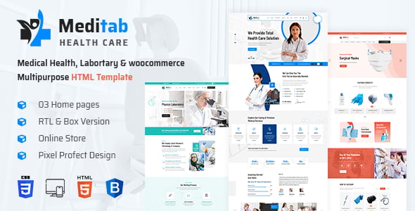 Hospital HTML Website Templates | ThemeForest