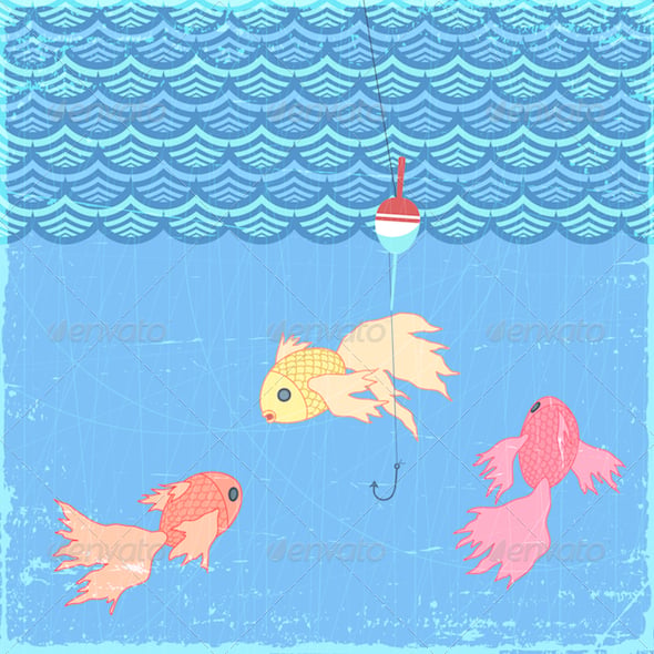 Goldfish Graphics, Designs & Templates | GraphicRiver